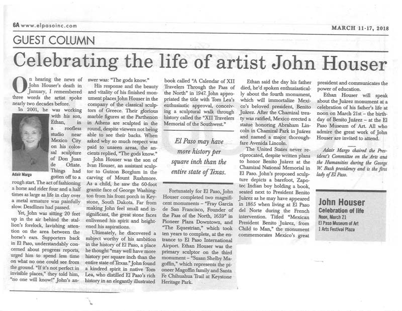 Celebrating the life of John Houser